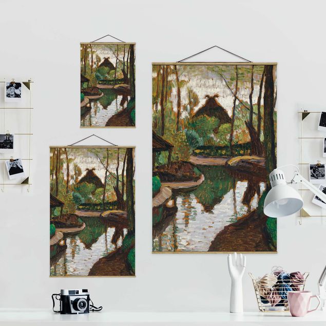 Obrazy na ścianę krajobrazy Otto Modersohn - Wiosna na Wümme
