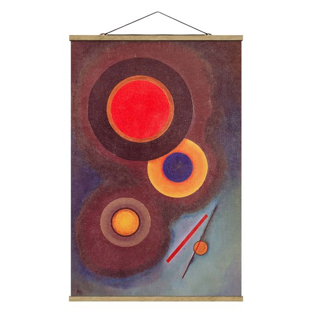 Obrazy abstrakcja Wassily Kandinsky - Kręgi i linie