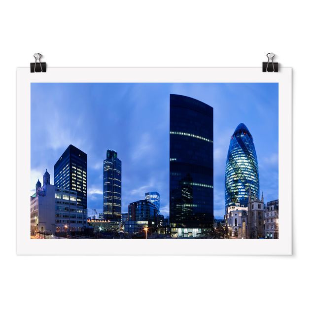 Obrazy Londyn Główna dzielnica finansowa w Londynie