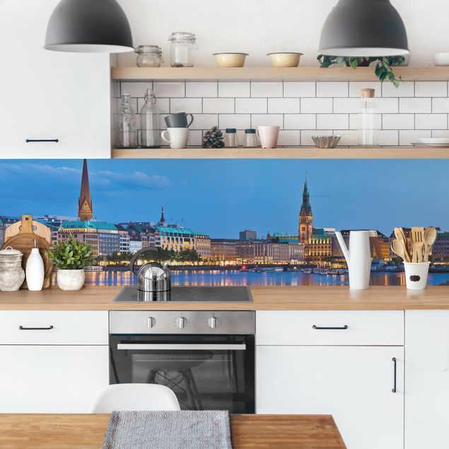 Folia samoprzylepna panorama Hamburga