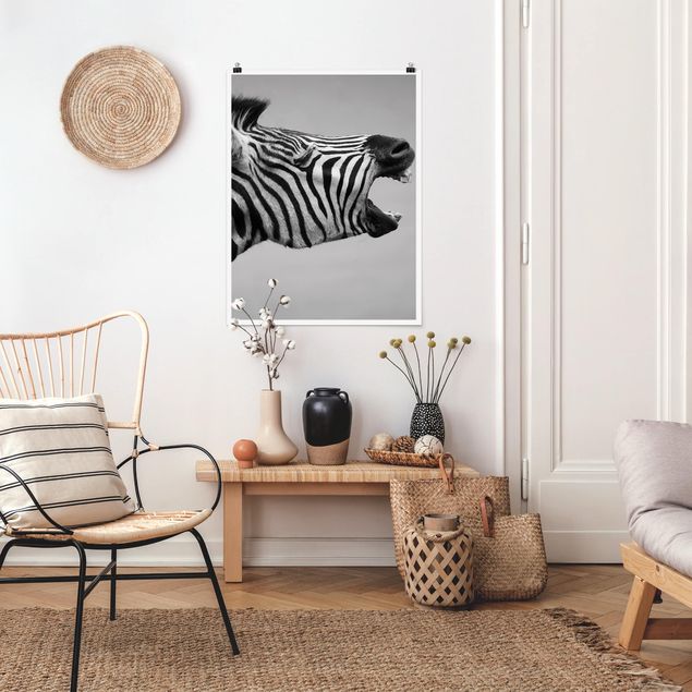 Obrazy nowoczesne Rycząca Zebra II