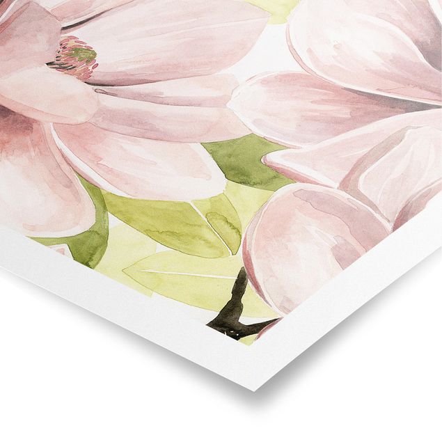Obrazy z motywem kwiatowym Magnolia Blushes II