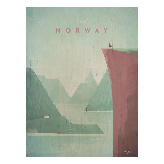 Henry Rivers obrazy Plakat podróżniczy - Norwegia