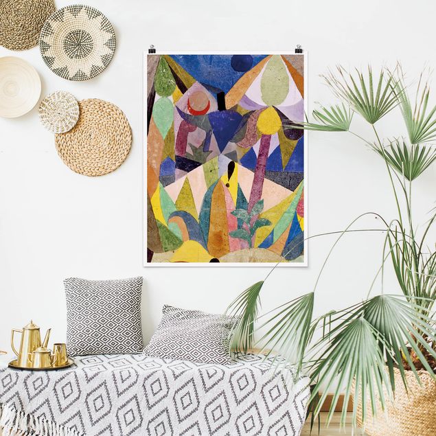 Obrazy abstrakcja Paul Klee - Łagodny pejzaż tropikalny