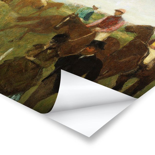 Artystyczne obrazy Edgar Degas - Dżokeje na torze wyścigowym