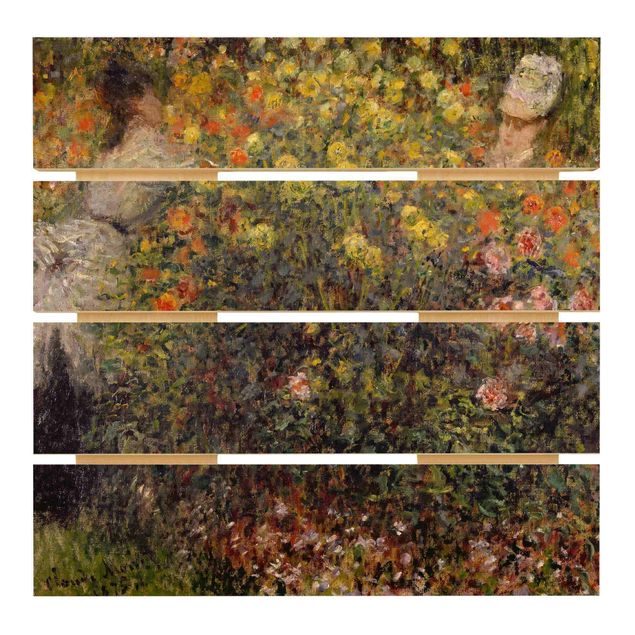 Obrazy Claude Monet - Ogród kwiatowy
