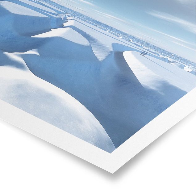 Obrazy natura Bieg po lodowcu