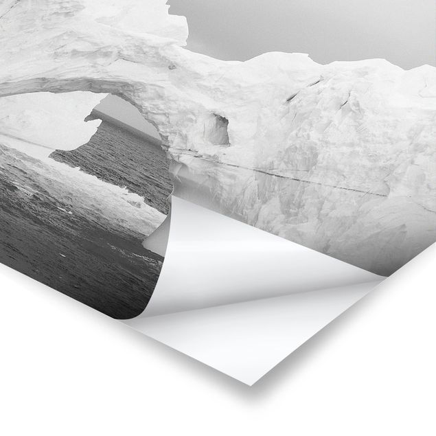 Plaża obraz Antarktyczna góra lodowa II