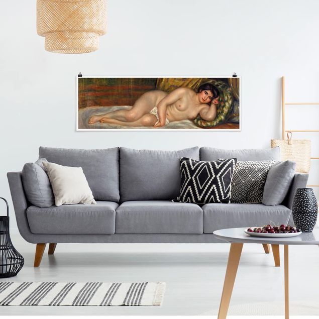 Obrazy do salonu Auguste Renoir - Akt w pozycji leżącej