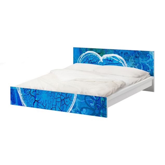Okleina meblowa IKEA - Malm łóżko 180x200cm - Terra Azura