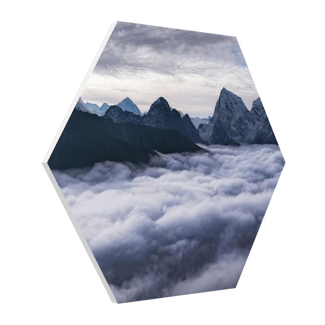 Góry obraz Morze chmur w Himalajach