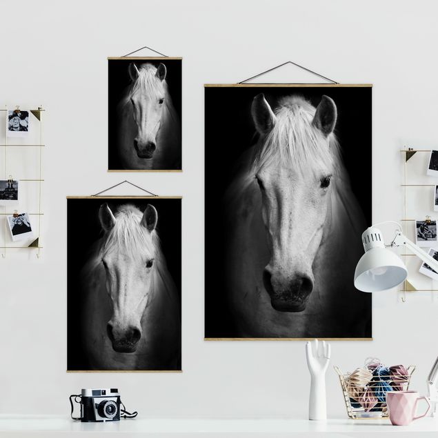 Czarno białe obrazy Marzenie o koniu