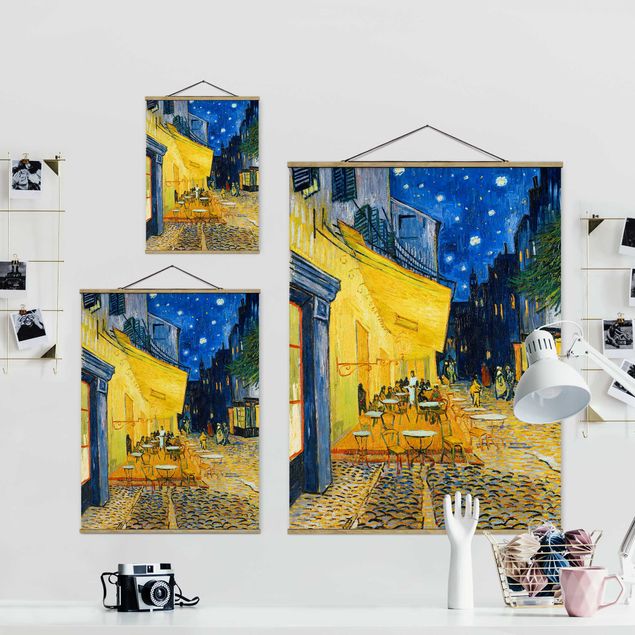 Żółty obraz Vincent van Gogh - Taras kawiarni w Arles
