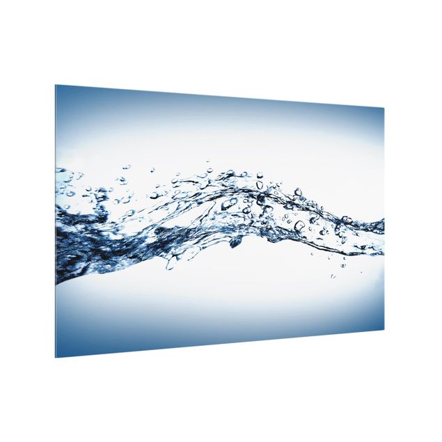Panel szklany do kuchni - Water Splash