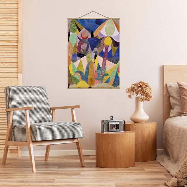 Obrazy do salonu nowoczesne Paul Klee - Łagodny pejzaż tropikalny