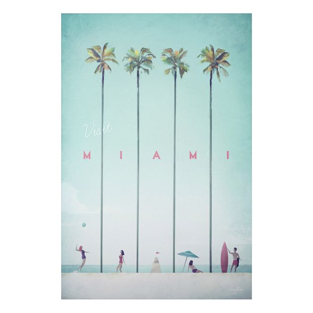 Nowoczesne obrazy do salonu Plakat podróżniczy - Miami