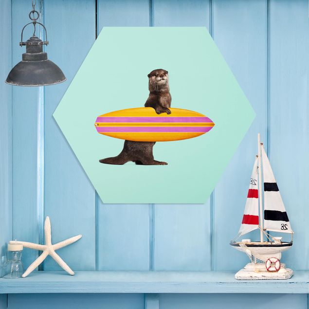 Pokój niemowlęcy i dziecięcy  Otter z deską surfingową