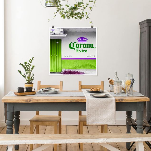 Dekoracja do kuchni Corona Extra Green