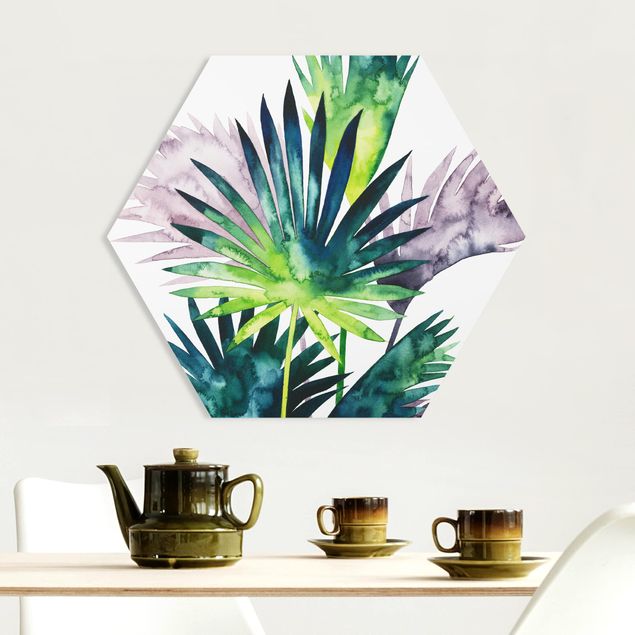 Obrazy do salonu Egzotyczne liście - Fan Palm