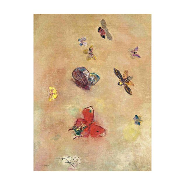 dywan kolorowy Odilon Redon - Kolorowe motyle