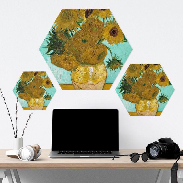 Obrazy motywy kwiatowe Vincent van Gogh - Wazon ze słonecznikami