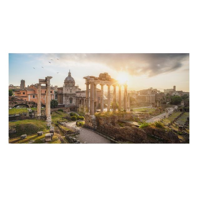 Obrazy do salonu Forum Romanum o wschodzie słońca