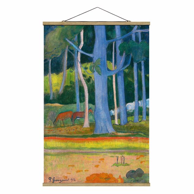 Obrazy impresjonistyczne Paul Gauguin - Pejzaż leśny