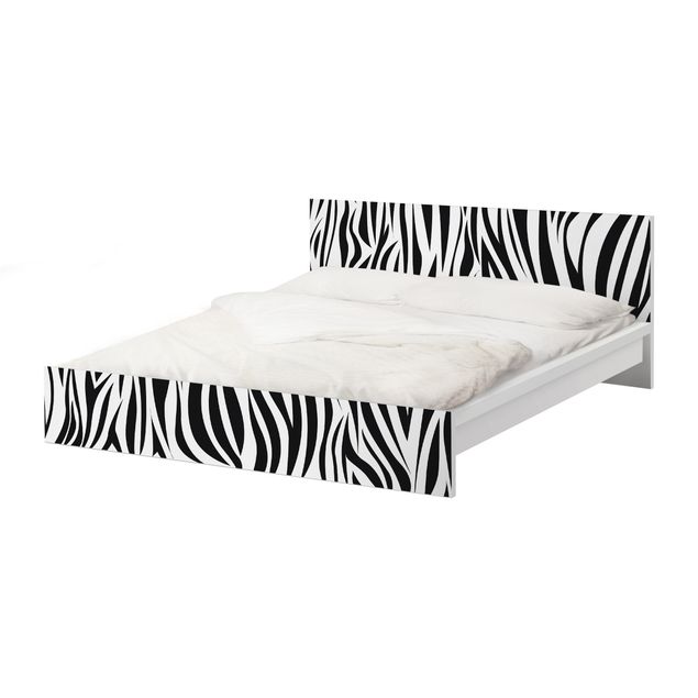 Okleina meblowa IKEA - Malm łóżko 140x200cm - Wzór w cętki