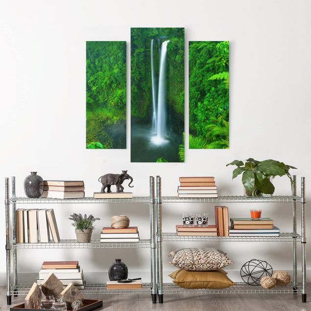 Obrazy do salonu Paradyski wodospad