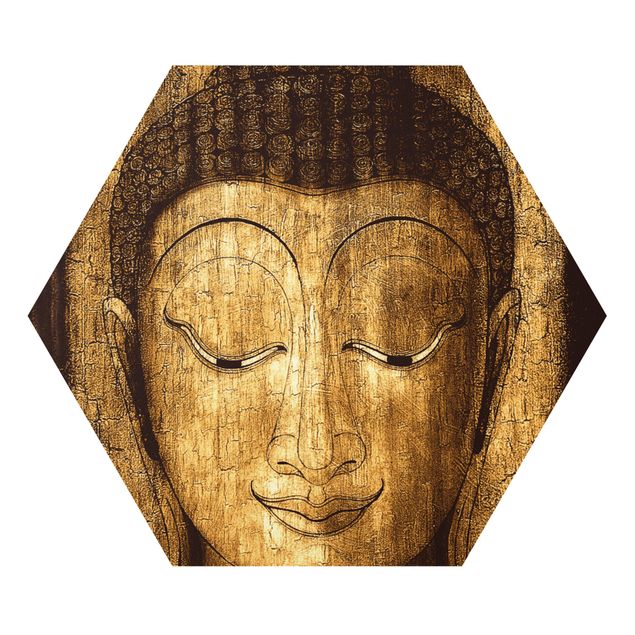 Obraz brązowy Uśmiechnięty Budda