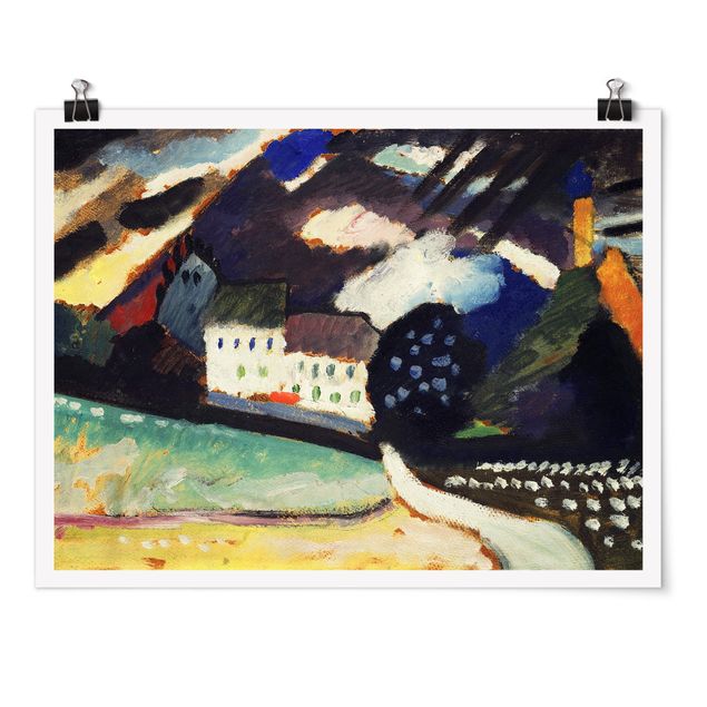 Obrazy abstrakcja Wassily Kandinsky - Zamek i kościół