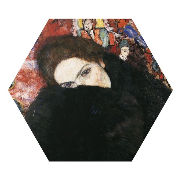 Obrazy portret Gustav Klimt - Dama z mufką