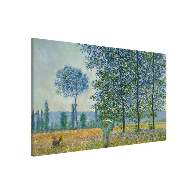 Obrazy do salonu nowoczesne Claude Monet - Pola na wiosnę