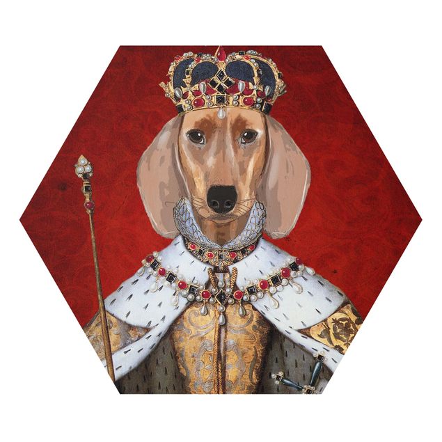 Obraz psa Portret zwierzęcia - Królewna jamniczka
