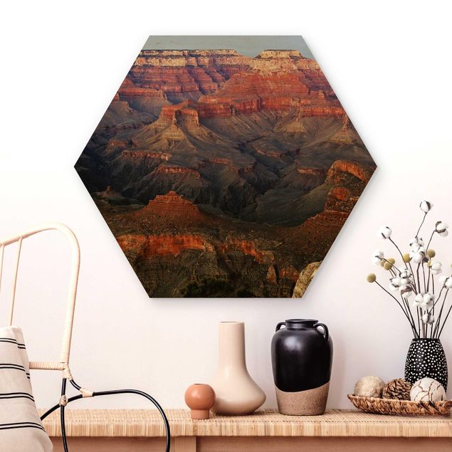 Dekoracja do kuchni Grand Canyon po zachodzie słońca