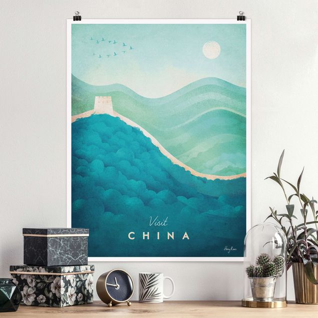 Dekoracja do kuchni Plakat podróżniczy - Chiny