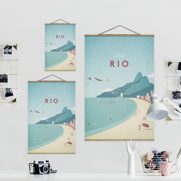 Obraz morze plaża Plakat podróżniczy - Rio de Janeiro