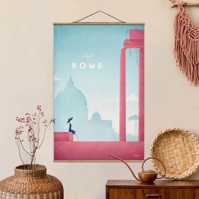 Dekoracja do kuchni Plakat podróżniczy - Rzym