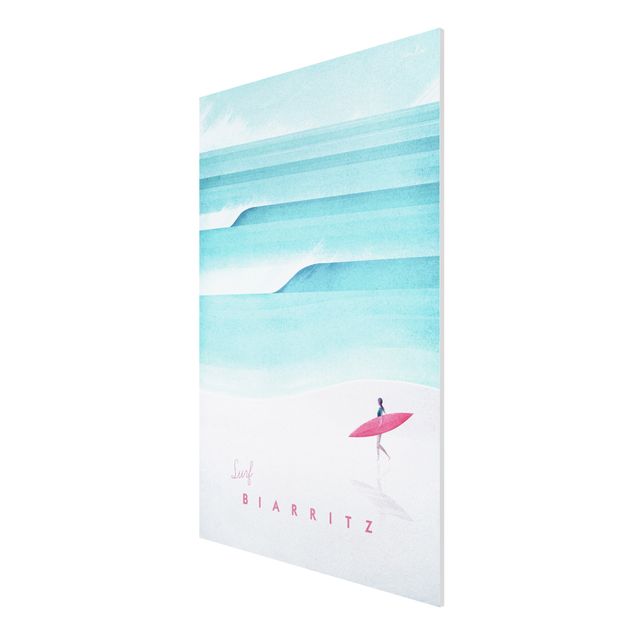 Obrazy morze Plakat podróżniczy - Biarritz