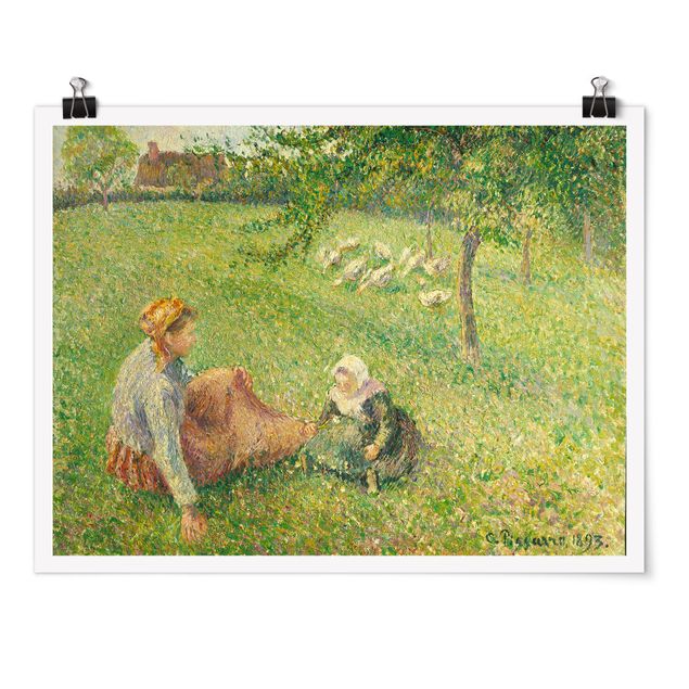 Obrazy nowoczesny Camille Pissarro - Pasterz gęsi