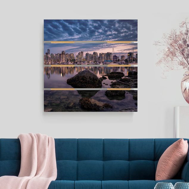 Obrazy na ścianę Vancouver o zachodzie słońca