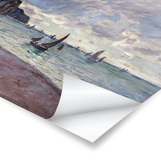 Obraz morze plaża Claude Monet - Wybrzeże Pourville