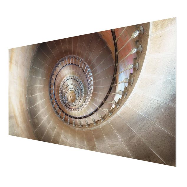 Nowoczesne obrazy Spiralne schody w Chicago
