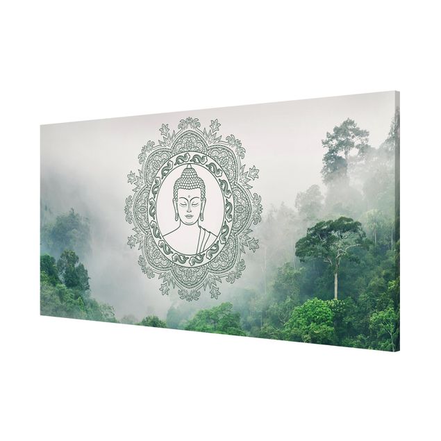 Obrazy do salonu Budda Mandala we mgle