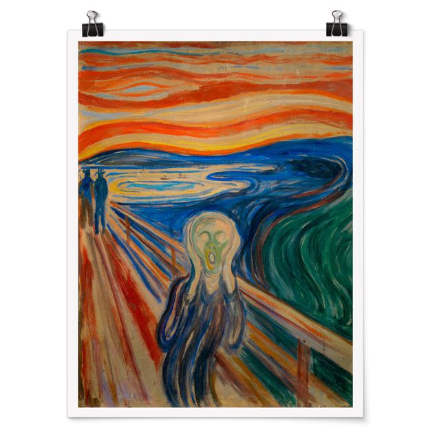 Obrazy na szkle abstrakcja Edvard Munch - Krzyk
