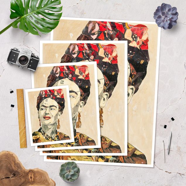 Plakaty Frida Kahlo - kolaż Nr 2