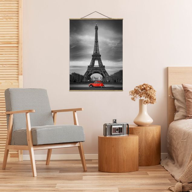 Obrazy do salonu Spot na temat Paryża