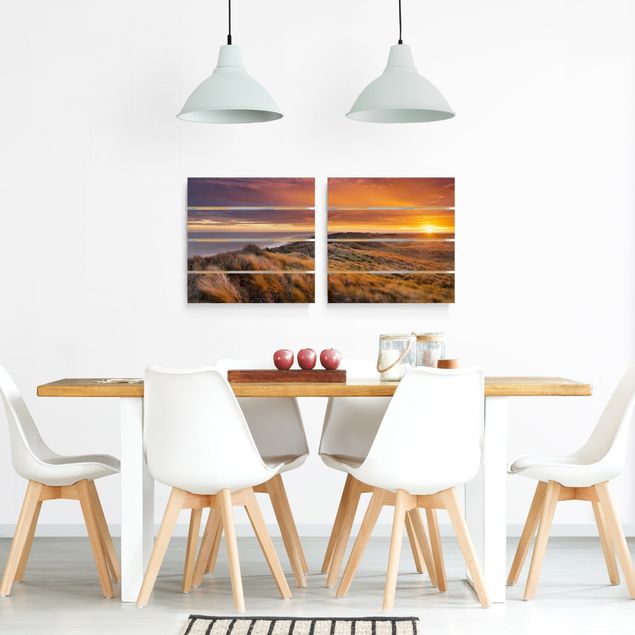 Obrazy na ścianę Wschód słońca na plaży na Sylcie