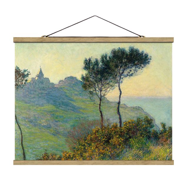 Obrazy impresjonizm Claude Monet - Wieczorne słońce w Varengeville