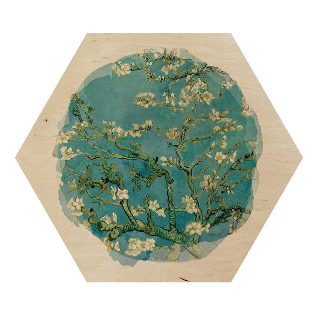 Obrazy Akwarele - Vincent van Gogh - Kwiat migdałowca
